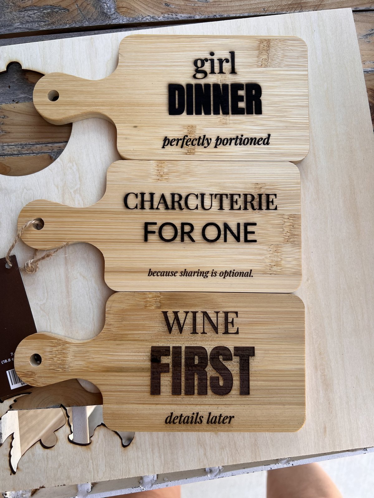 Wine First Details later Charcuterie Board