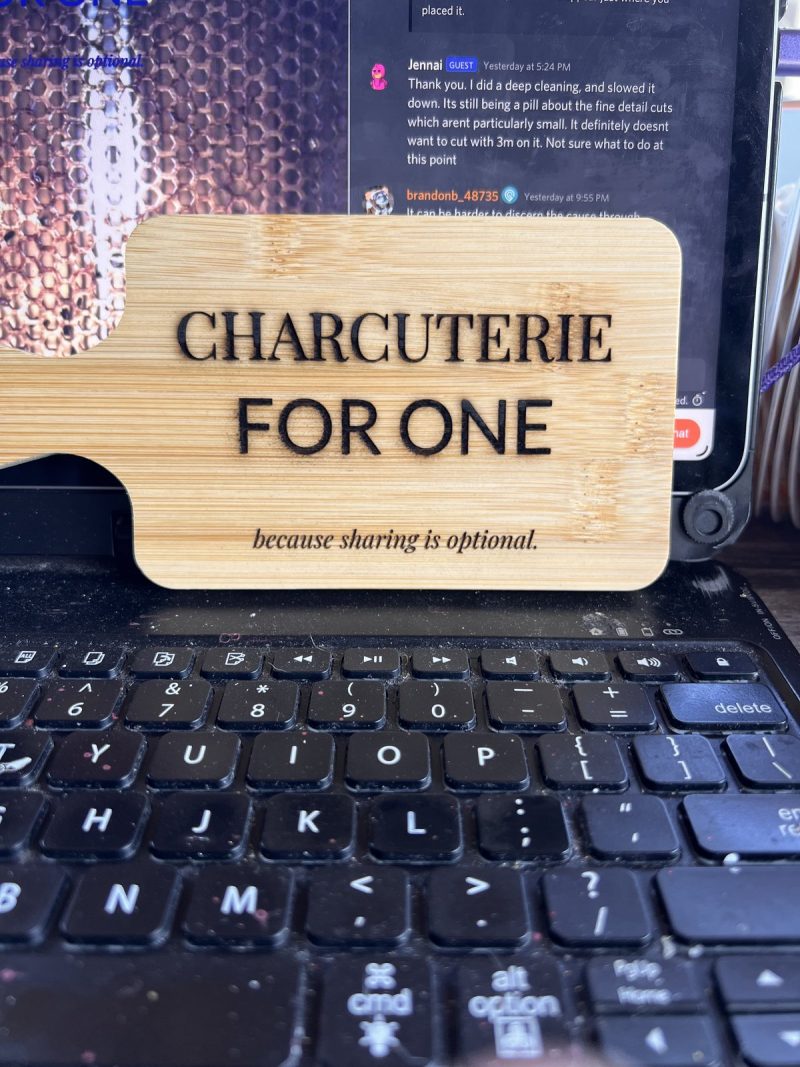Charcuterie for one mini board