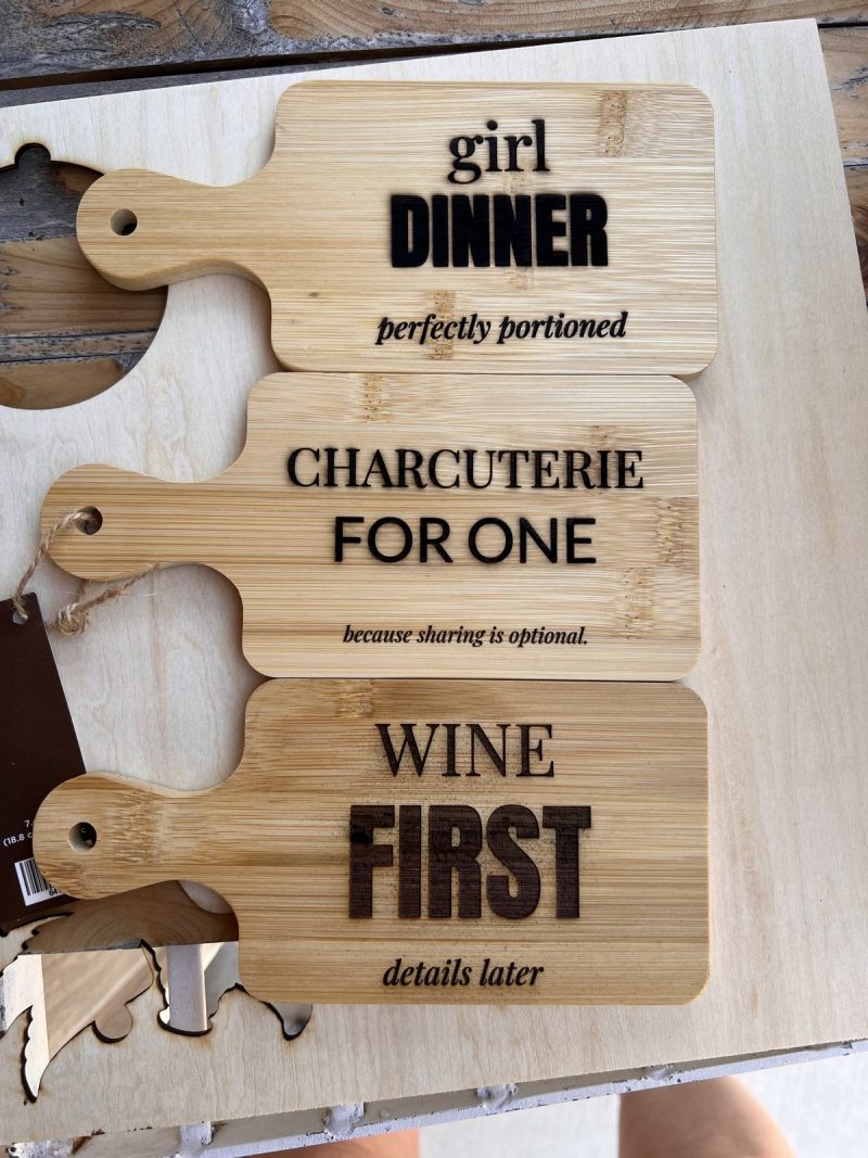 Wine First Details later Charcuterie Board